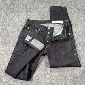 Deus Ex Machina Jeans Men 28x34 (28x28) Button Fly Selvedge Japanese Denim Isola